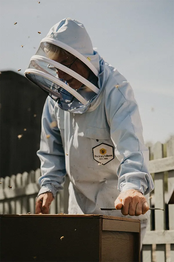 One of our British bee keepers